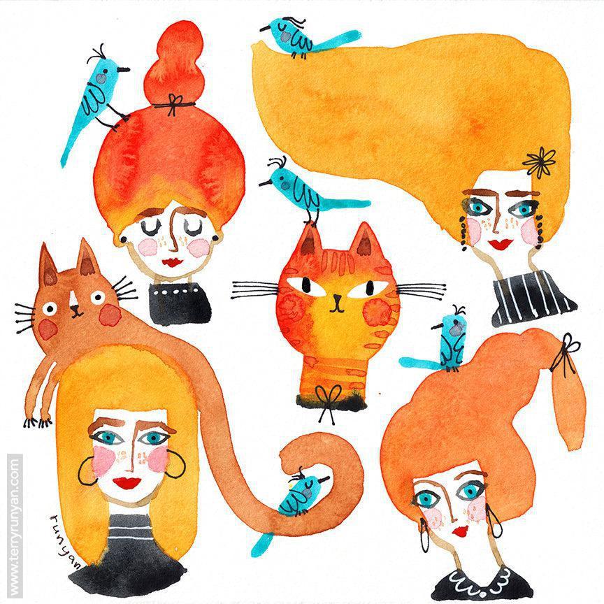 World Redhead Day!-Terry Runyan Creative