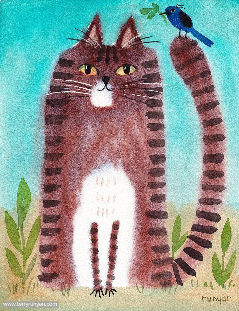 Tabby Friend!-Terry Runyan Creative