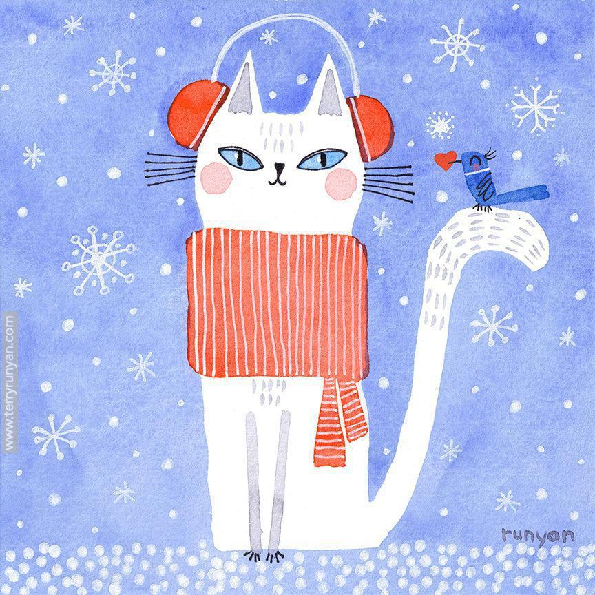 Earmuff Kitty!-Terry Runyan Creative