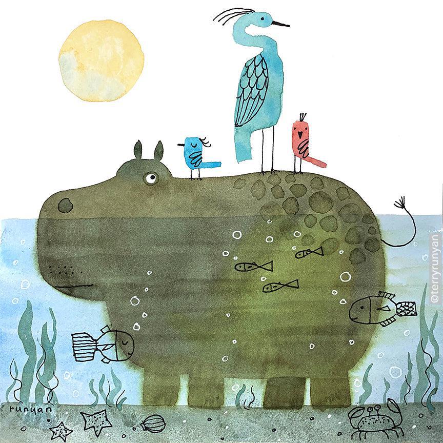 Hippo & Friends!-Terry Runyan Creative