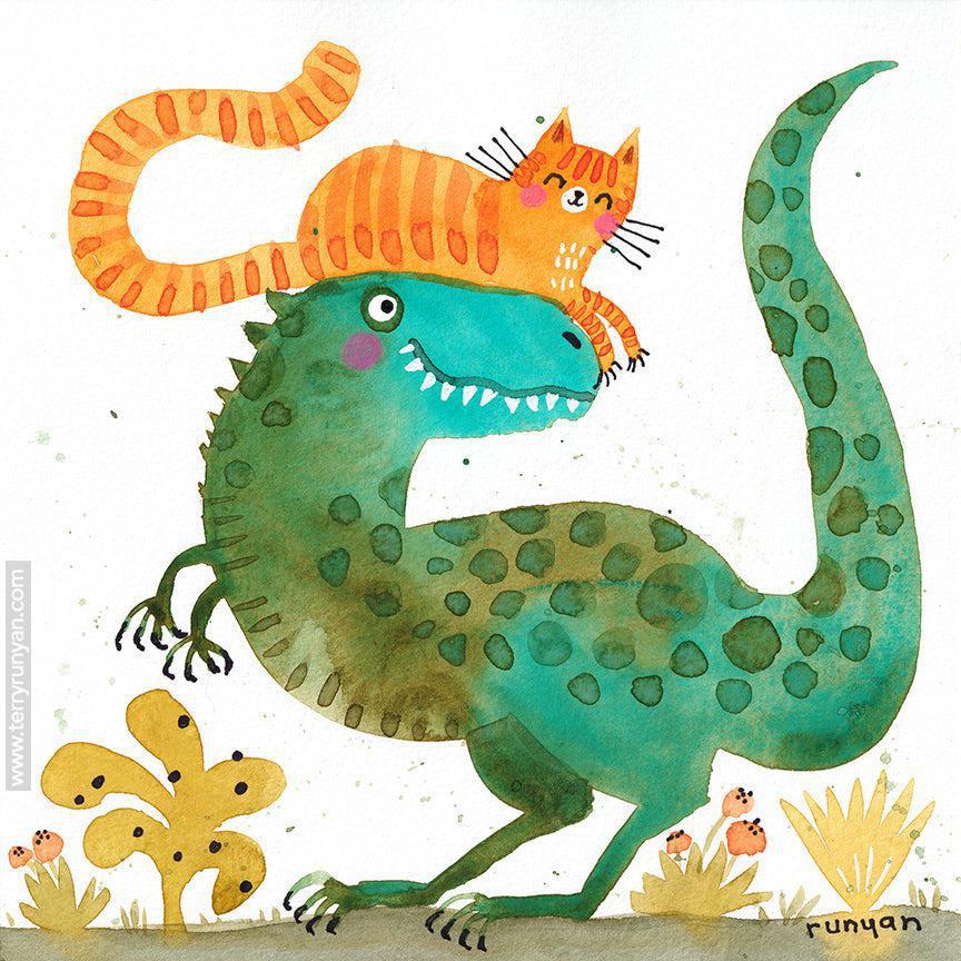 Dino Cat Hat!-Terry Runyan Creative