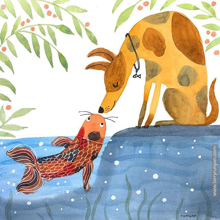 Koi Kiss!-Terry Runyan Creative