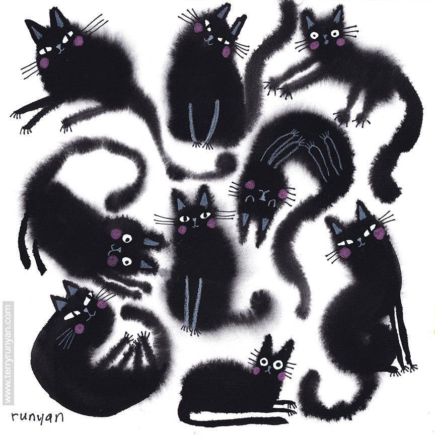 Black Floof Group!-Terry Runyan Creative