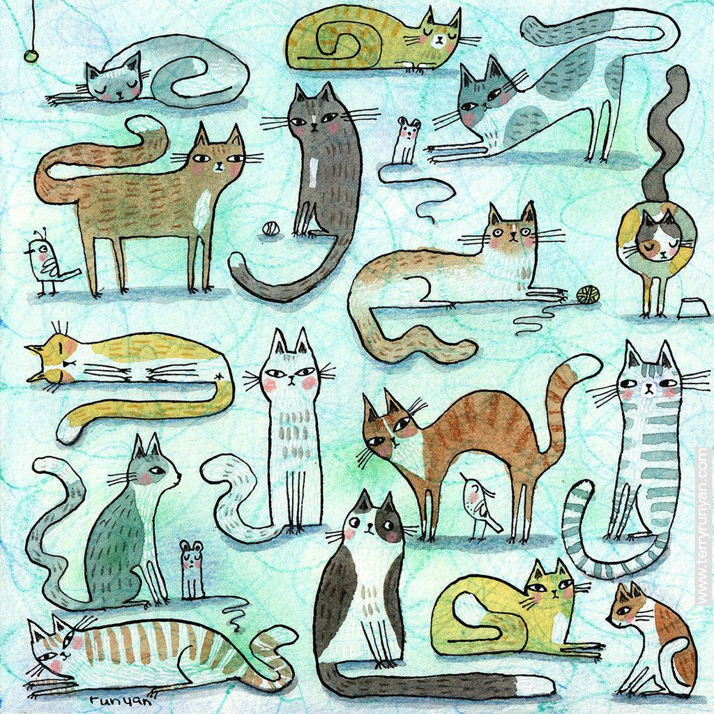 Doodle Cats!-Terry Runyan Creative