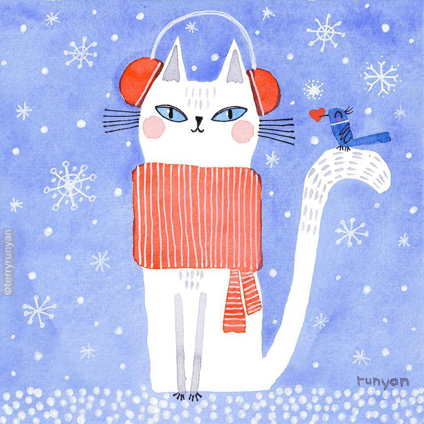 Earmuff Kitty!-Terry Runyan Creative