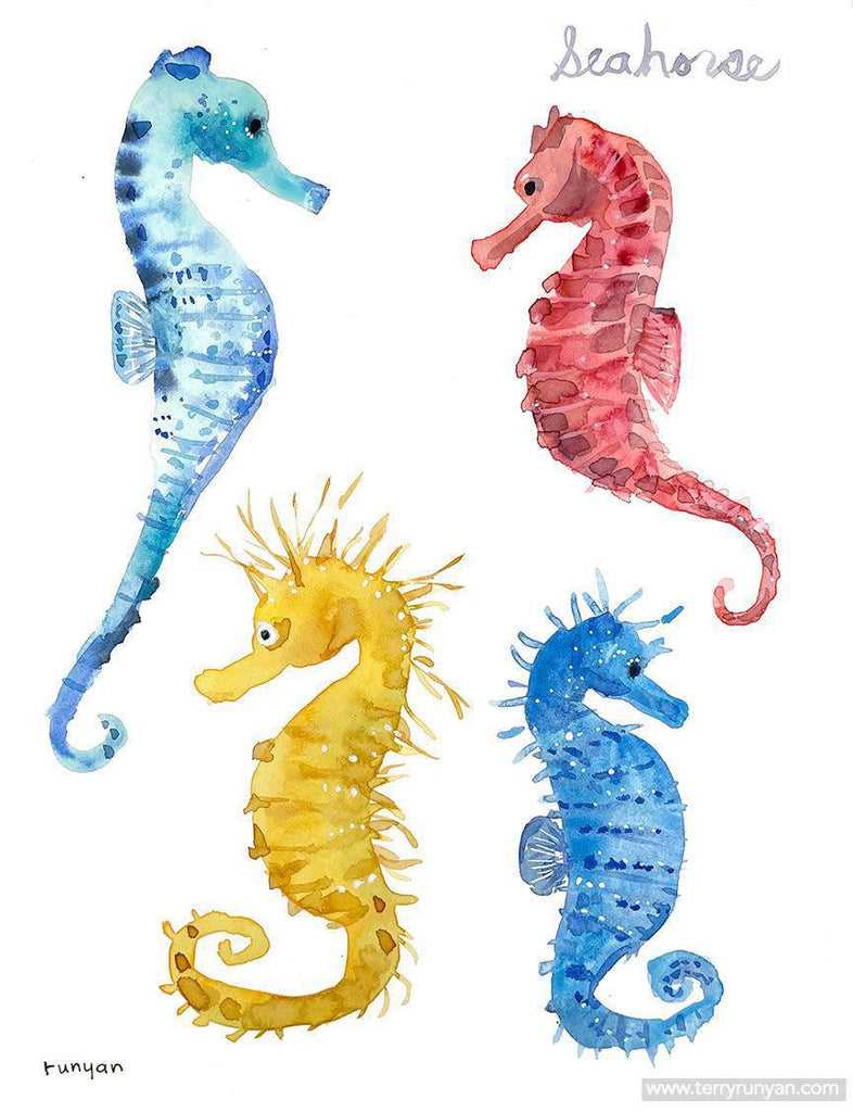 Seahorses!-Terry Runyan Creative