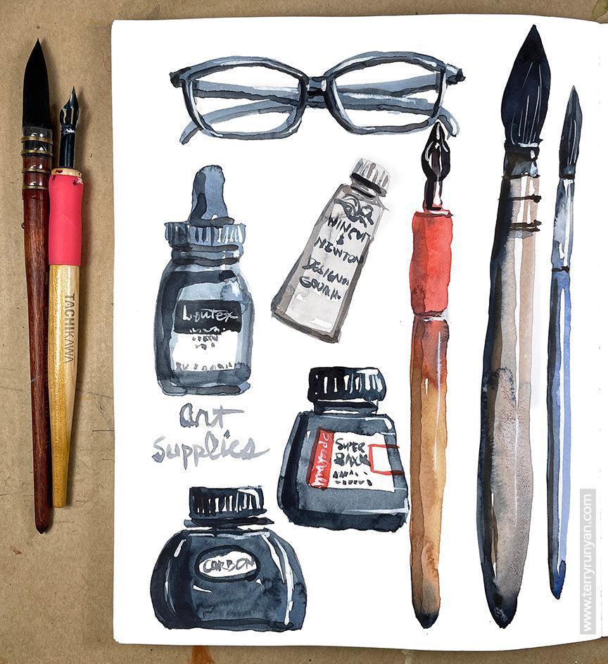 Art Supplies!-Terry Runyan Creative