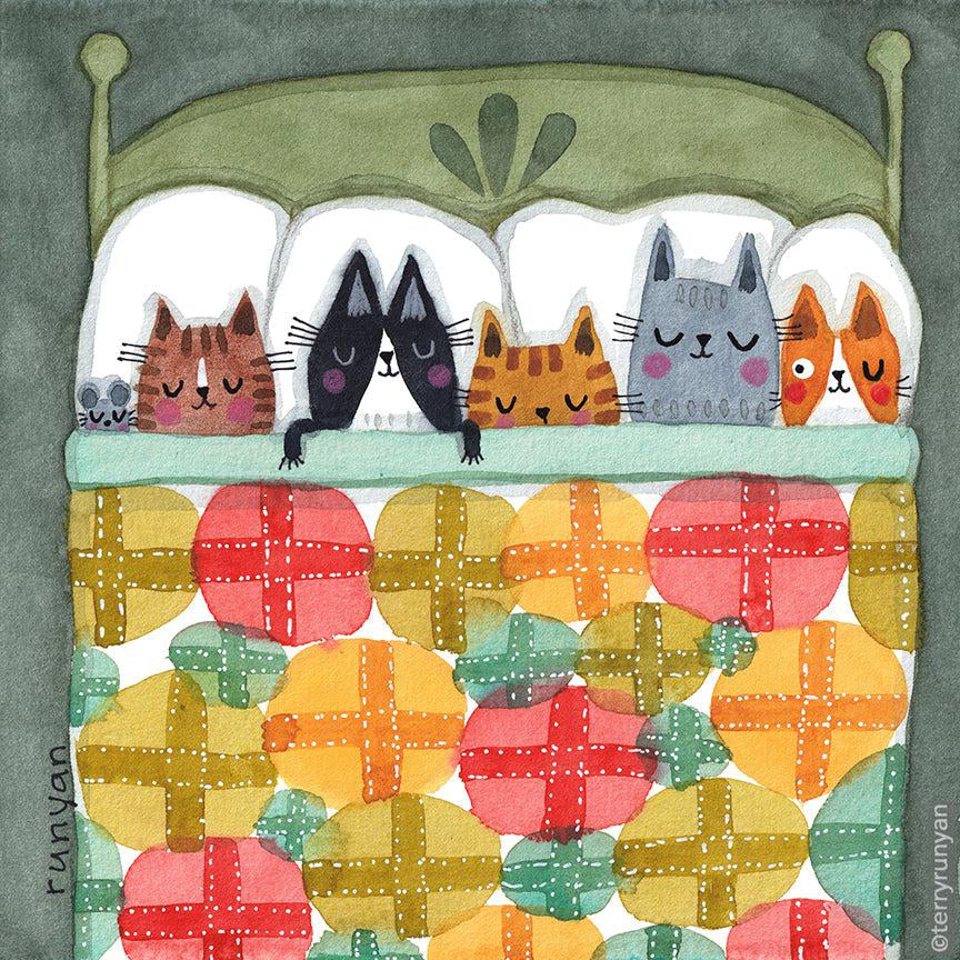 Cozy Quilt Cats!-Terry Runyan Creative