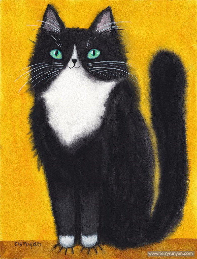 Tuxedo Floof!-Terry Runyan Creative