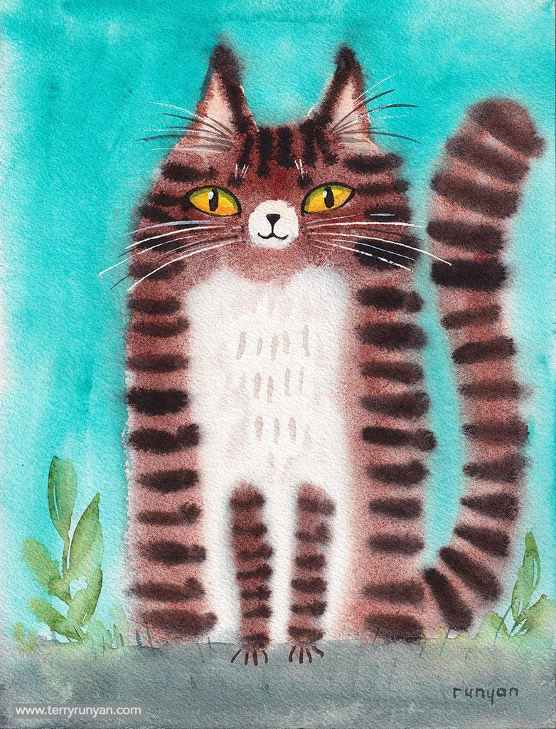 Floof Tabby Cat!-Terry Runyan Creative