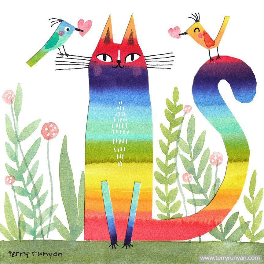 Kitty Rainbow!-Terry Runyan Creative