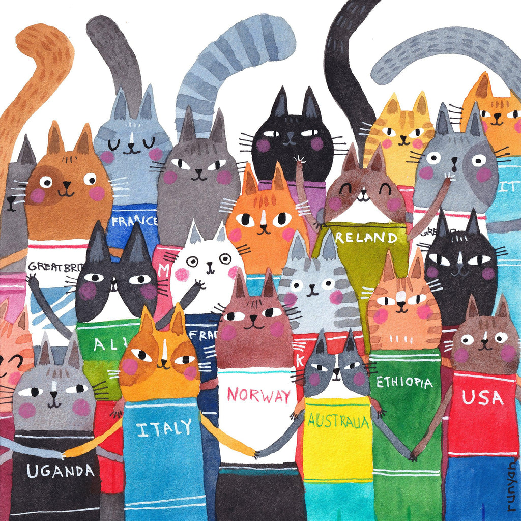 International Kitties!-Terry Runyan Creative