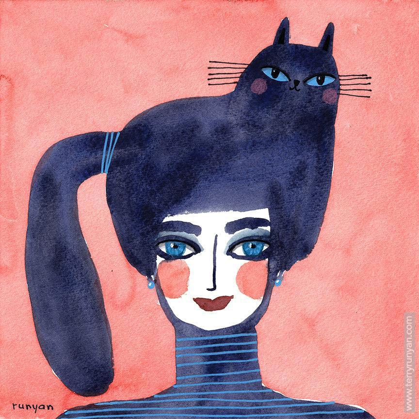 Ponytail Cat Hat!-Terry Runyan Creative