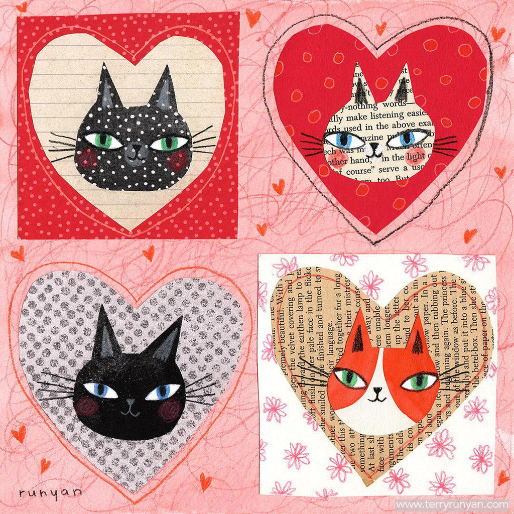 Cat Hearts!-Terry Runyan Creative