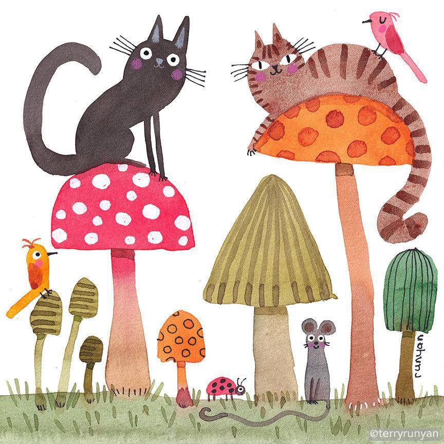 Mushroom Buddies!-Terry Runyan Creative