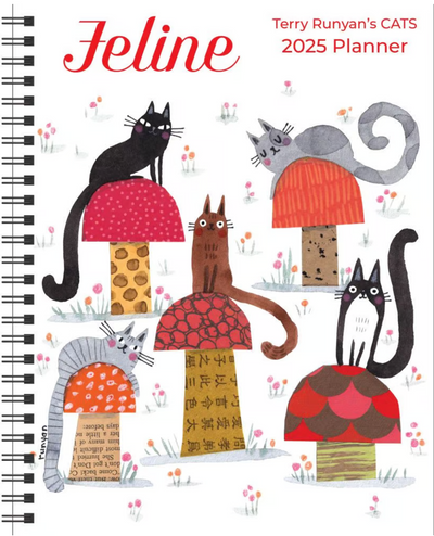 2025 FELINE PLANNER CALENDAR-2025 Feline Calendar-Terry Runyan Creative-Terry Runyan Creative