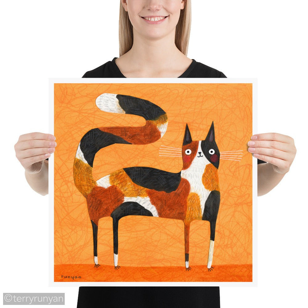 PAPER CALICO-Art Print-Terry Runyan Creative-Terry Runyan Creative