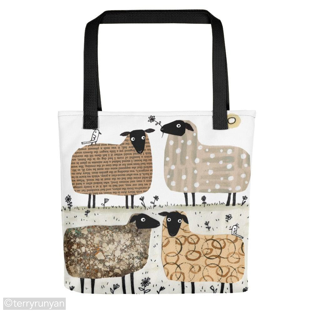 Fluffy lamb tote cheap bag